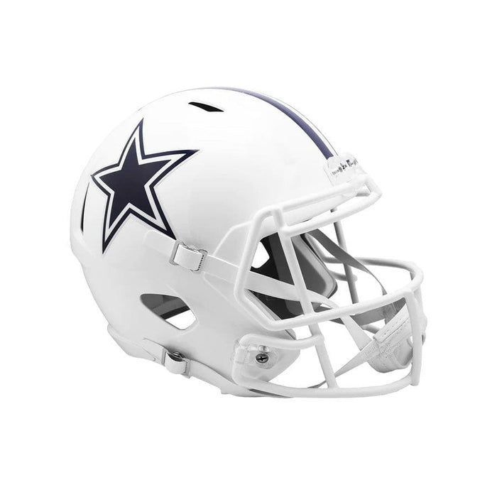 Dallas Cowboys Unsigned Full Size White Alternate Replica Helmet