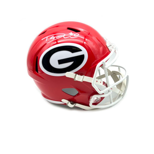 Darnell Washington Autographed Georgia Bulldogs Full Size Replica Speed Helmet