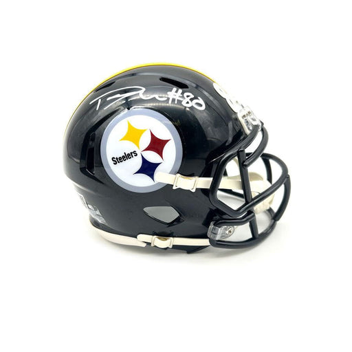 Chase Claypool Autographed Pittsburgh Steelers F/S Camo Helmet BAS