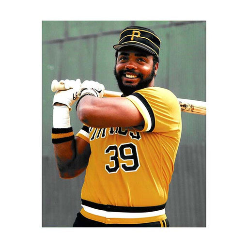 ANDY VAN SLYKE PITTSBURGH PIRATES ACTION SIGNED 8x10