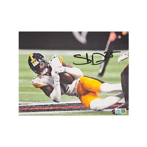DeShon Elliott Signed Interception In White 8x10 Photo