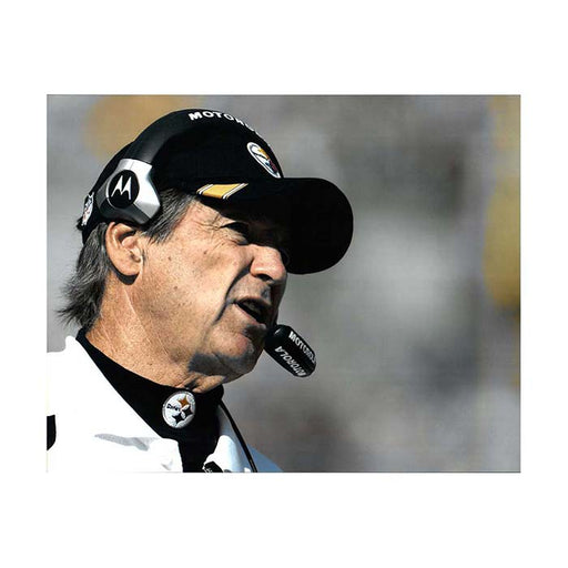 Dick Lebeau Close Up White Polo With Headset Unsigned 8X10 Photo