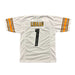 Dick Lebeau Signed Custom White Jersey with HOF 2010