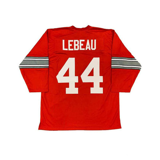 Dick Lebeau Unsigned Custom Red College Jersey