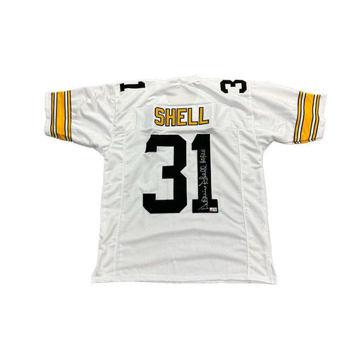 Donnie Shell Signed Custom White Away Jersey with "HOF 20"