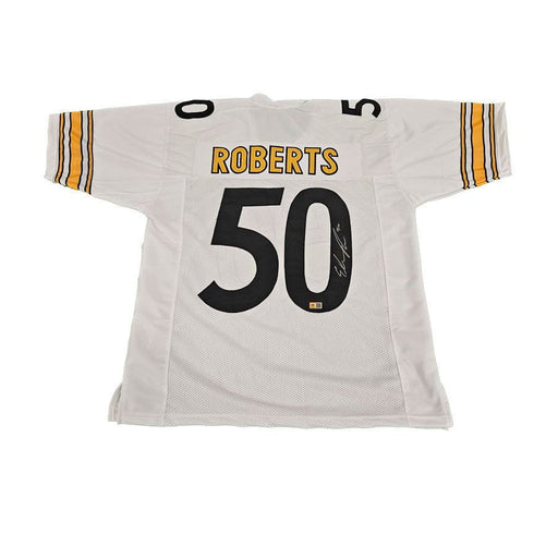 Elandon Roberts Signed Custom White Football Jersey