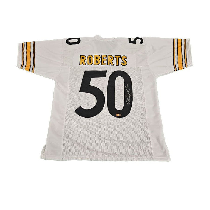 Elandon Roberts Signed Custom White Football Jersey