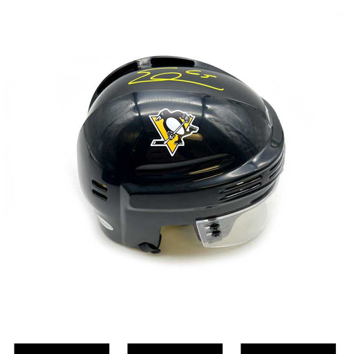 Erik Karlsson Signed Pittsburgh Penguins Black Mini Helmet