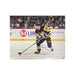 Erik Karlsson Signed Skating with Puck in Black 16x20 Photo