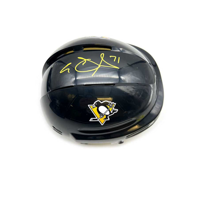 Evgeni Malkin Autographed Black Mini Helmet