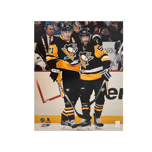 Sidney Crosby Pittsburgh Penguins Fanatics Authentic Unsigned Gold Alternate Jersey Celebration Photograph