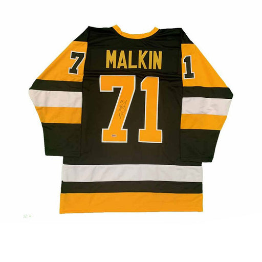 Evgeni Malkin Signed Custom Black Hockey Jersey