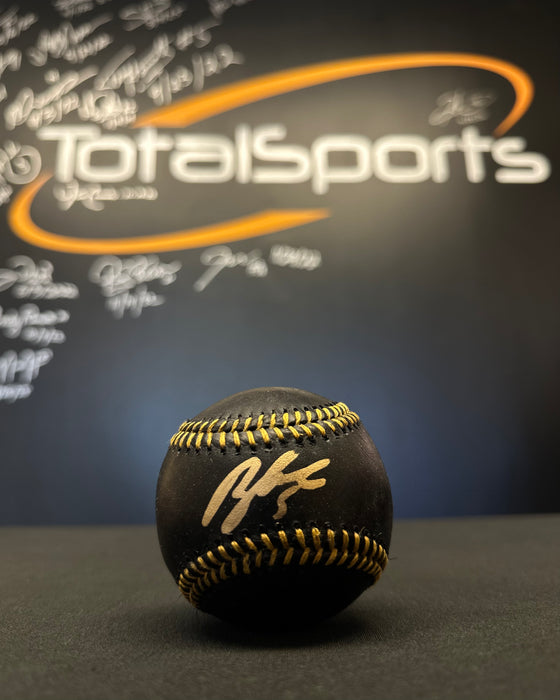 Facebook Auction: Brandon Lowe Autographed Black Official MLB Baseball