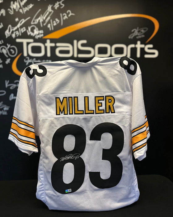 Facebook Auction: Heath Miller Autographed Custom White Jersey