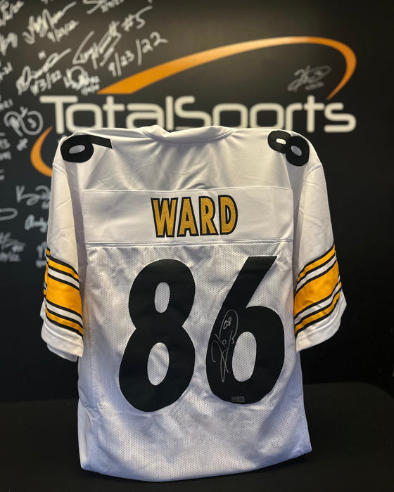 Facebook Auction: Hines Ward Autographed Custom White Jersey