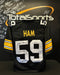 Facebook Auction: Jack Ham Autographed Custom Black Jersey (HOF 88)