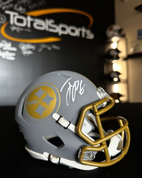 Facebook Auction: Joey Porter Jr Autographed Slate Mini Helmet