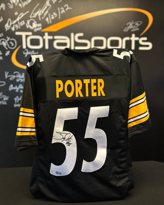 Facebook Auction: Joey Porter Sr Autographed Custom Black Jersey