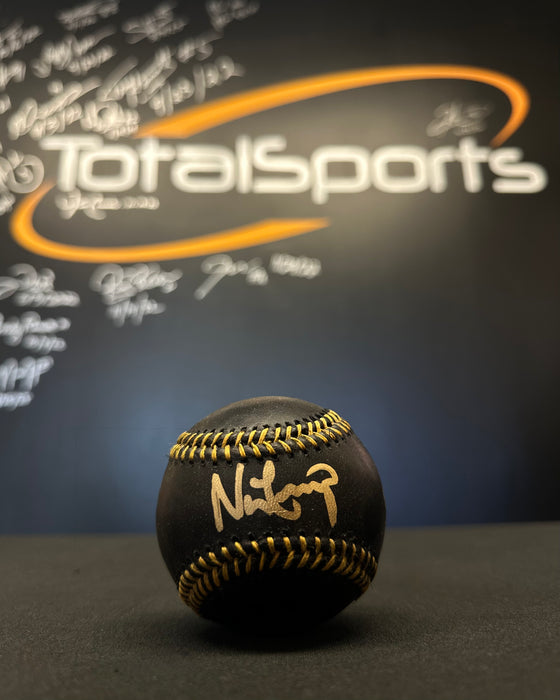 Facebook Auction: Nick Gonzales Autographed Black Official MLB Baseball