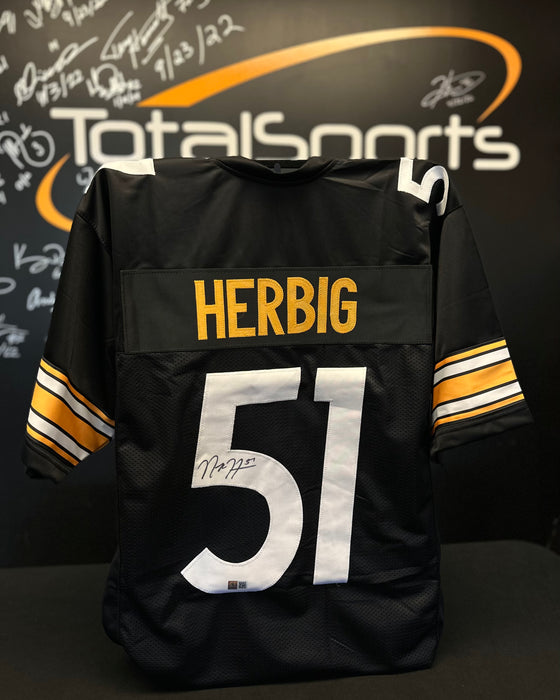 Facebook Auction: Nick Herbig Autographed Custom Black Jersey