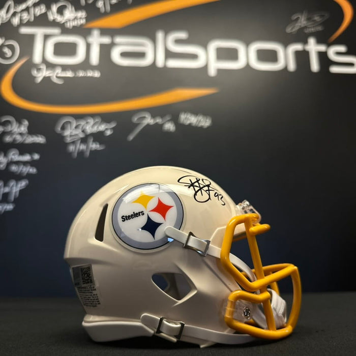 Facebook Auction: Troy Polamalu Autographed Retro Mini Helmet