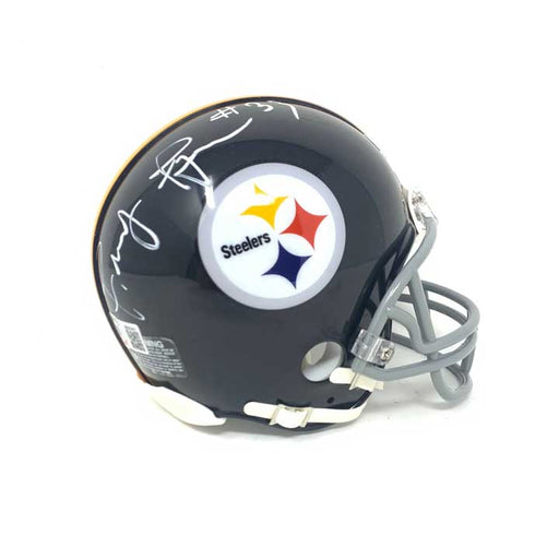 Frenchy Fuqua Signed Pittsburgh Steelers TB Mini Helmet with "I'll Never Tell" (Damaged)