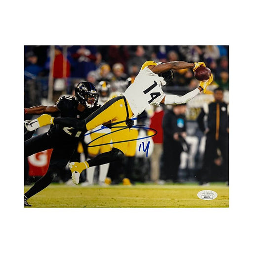 George Pickens Signed Diving Catch vs. Ravens 8x10 Photo