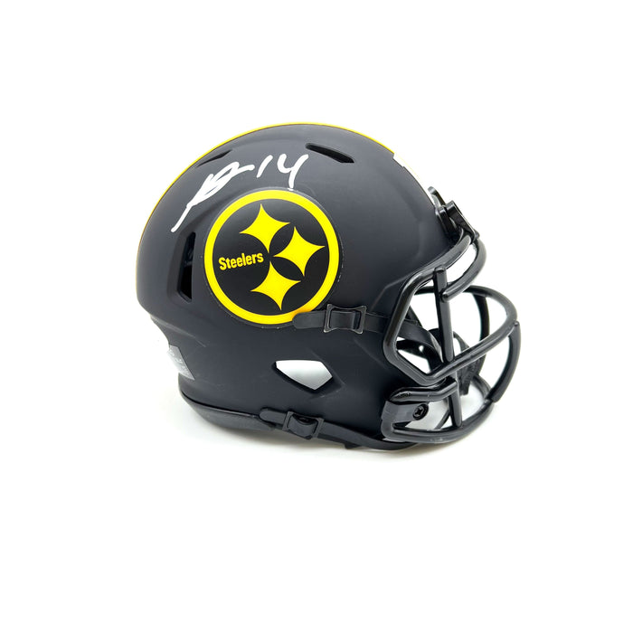 George Pickens Signed Pittsburgh Steelers Eclipse Mini Helmet