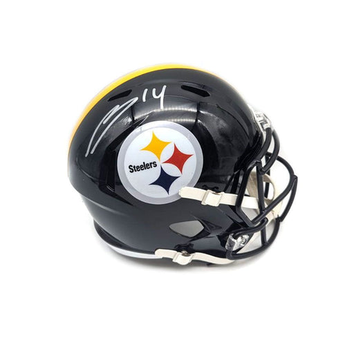 George Pickens Signed Pittsburgh Steelers Full Size Replica Speed Helmet