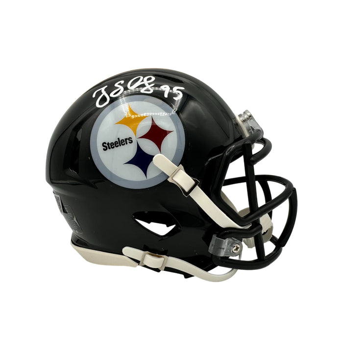 Greg Lloyd Signed Pittsburgh Steelers Speed Mini Helmet