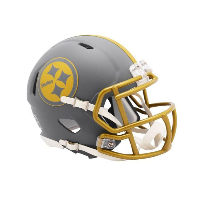 Heath Miller Autographed Pittsburgh Steelers SLATE Mini Helmet