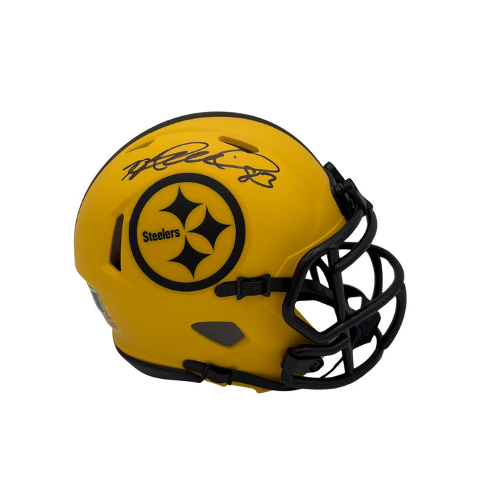 Heath Miller Signed Pittsburgh Steelers RAVE Mini Helmet