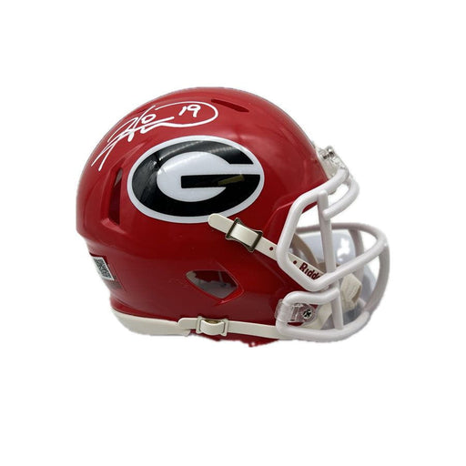 Hines Ward Autographed Georgia Speed Mini Helmet
