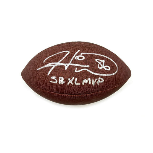 Hines Ward Autographed Wilson Replica Football with "SB XL MVP"