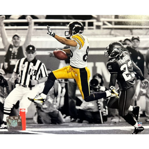 Hines Ward Leaping In TD SB XL Spotlight Unsigned 8x10 Photo