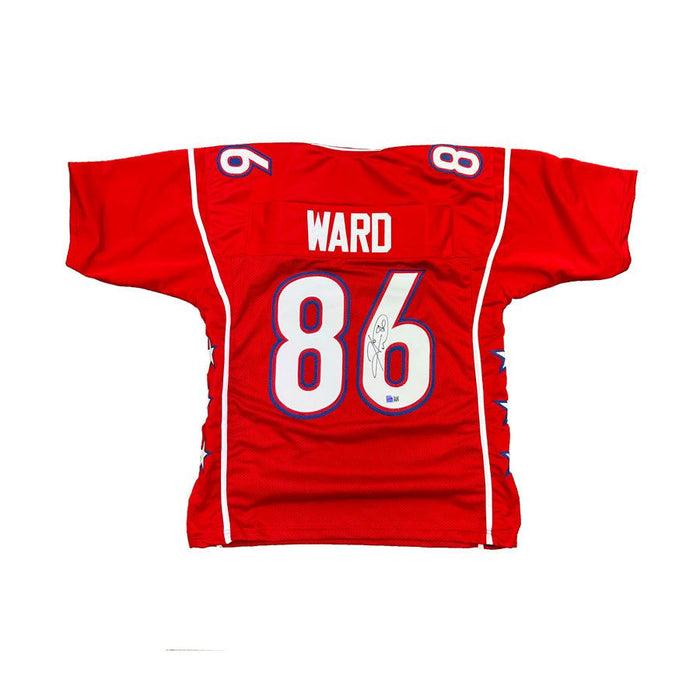 Hines Ward Signed Custom Red Pro Bowl Jersey