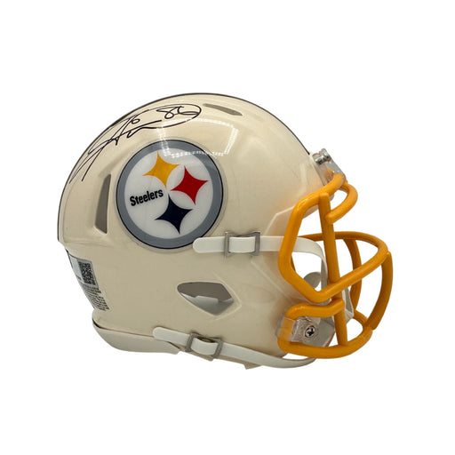 Hines Ward Signed Pittsburgh Steelers Retro Mini Helmet