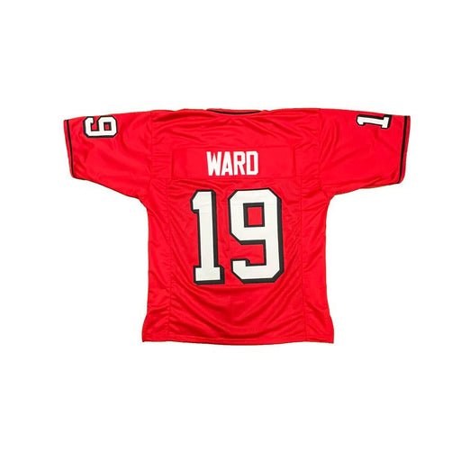 Hines Ward Unsigned Custom Red College Jersey