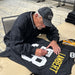 Jack Lambert Signed Custom Black Football Jersey with "HOF 90"
