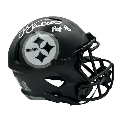 Jack Lambert Signed Pittsburgh Steelers 2026 Salute to Service Replica Helmet with "HOF 90"