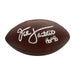 Jack Lambert Signed Wilson Replica NFL Football with "HOF 90"