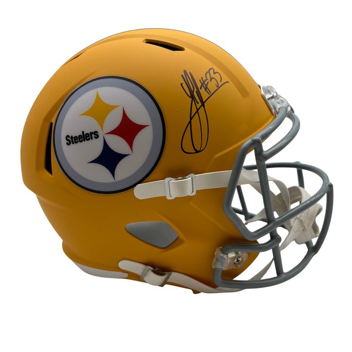 Jack Sawyer Signed Pittsburgh Steelers 1933 Throwback Full Size Speed Helmet