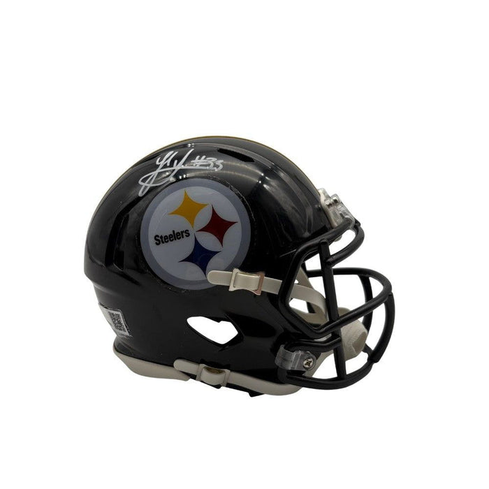 Jack Sawyer Signed Pittsburgh Steelers Black Speed Mini Helmet