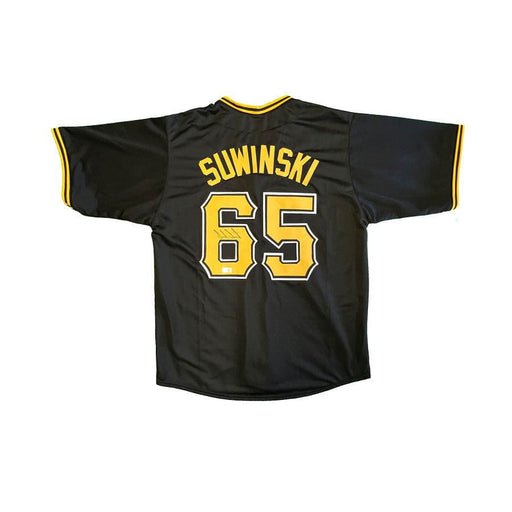 Jack Suwinski Signed Custom Black Baseball Jersey