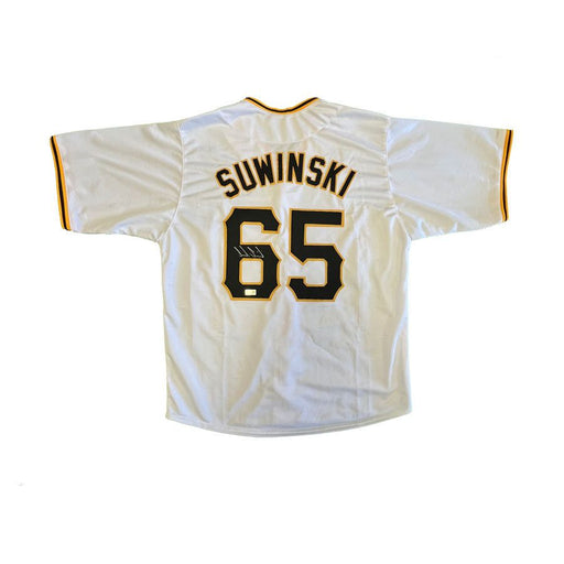 Jack Suwinski Signed Custom White Baseball Jersey