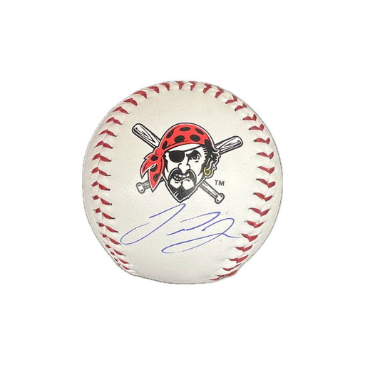 Jared Jones Autographed Pittsburgh Pirates Logo Baseball