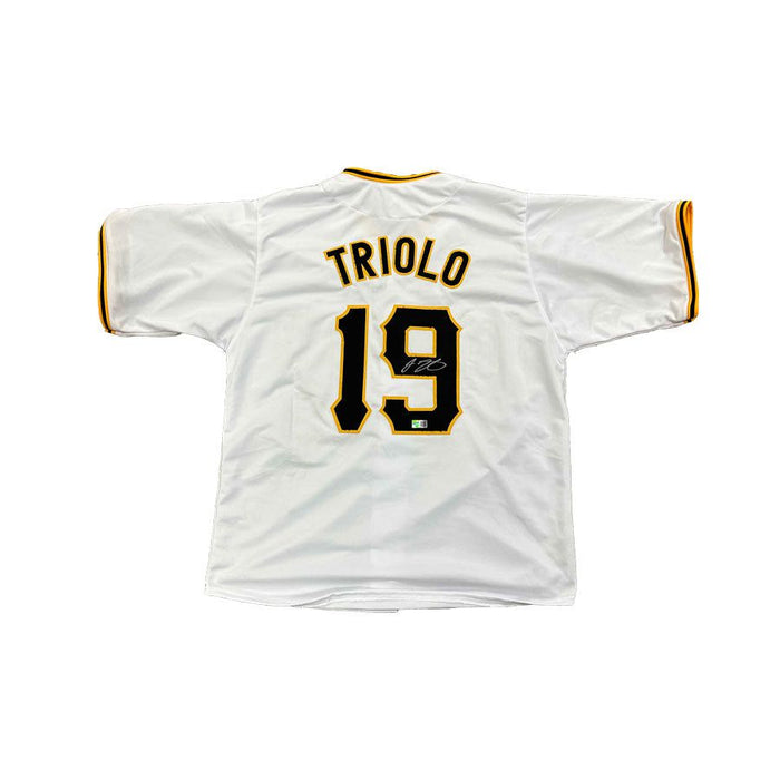 Jared Triolo Signed Custom White Baseball Jersey