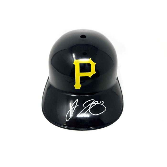 Jared Triolo Signed Pittsburgh Pirates FS Souvenir Batting Helmet