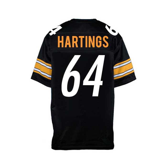 Jeff Hartings Unsigned Custom Black Jersey