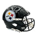 Jeff Reed Signed Pittsburgh Steelers Full Size Speed Replica Helmet with "2X SB Champ" & "Quadzilla"